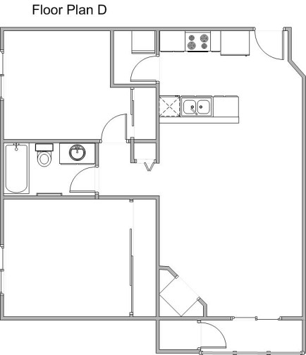 Central Park Apartments - Floorplan D