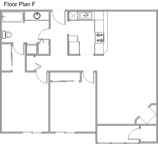 Central Park Apartments - Floorplan F