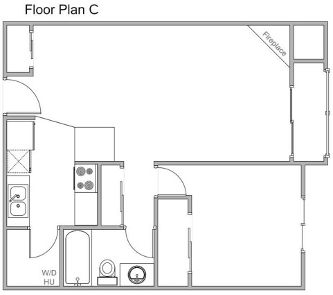 Central Park Apartments - Floorplan C